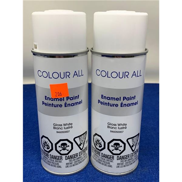 Colour All Enamel Paint Lot Of 2