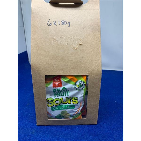 Real Fruit Sours 6 x 180g