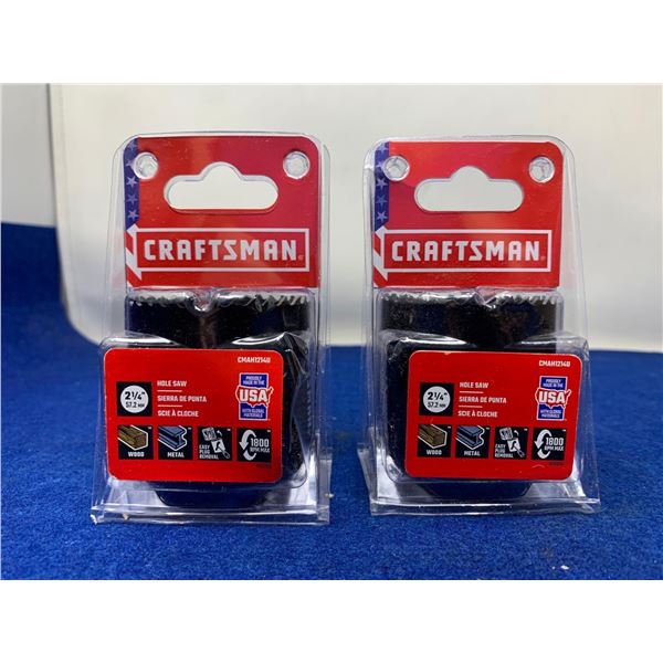 Craftsman 2 1/4" Hole Saw Lot Of 2