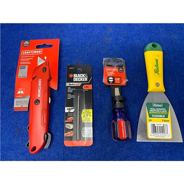 Assorted Lot Of 4 Hand Tools