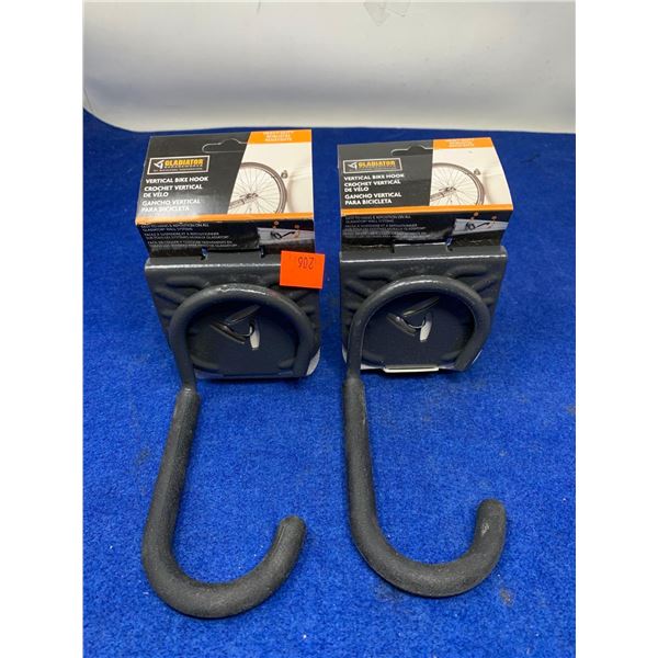 Lot Of 2 Vertical Bike Hooks