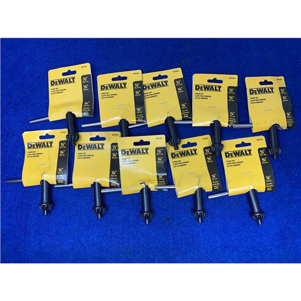 Lot of 10 Chuck Keys
