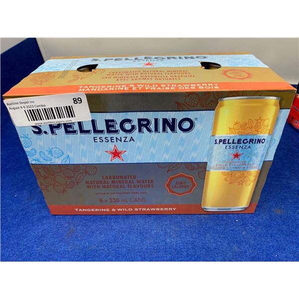 S.Pellegrino Tangerine & Wild Strawberry 8 x 330ml