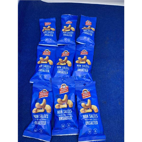 Krispy Kernels Non-Salted Cashews 9 x 60g