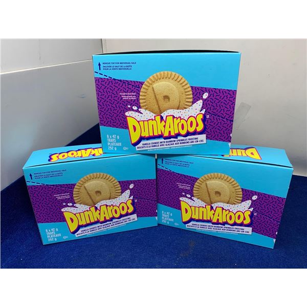 Dunkaroos Vanilla Cookies with Rainbow Sprinkles Frosting (3 x 6 x 42g)