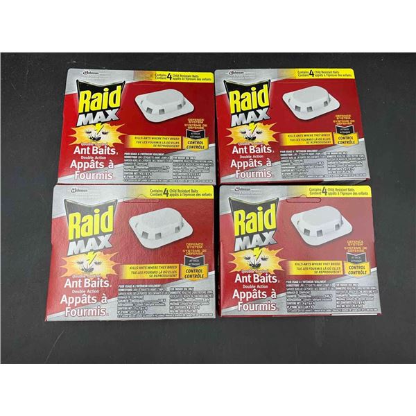 Raid Max Ant Baits (4 x 4)