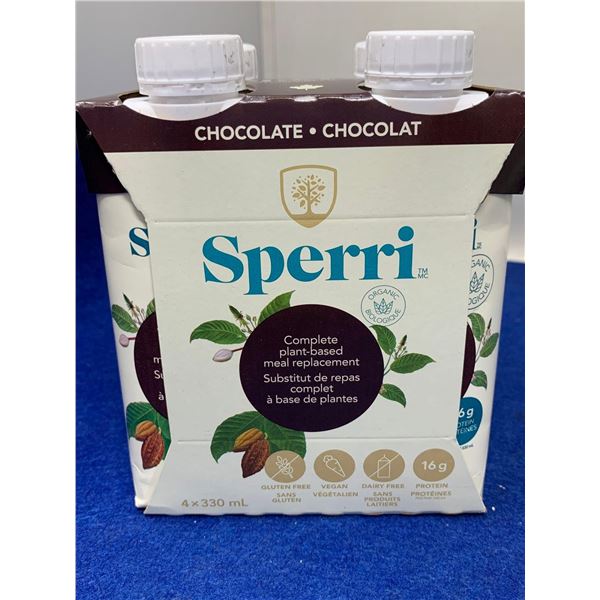 Sperri Chocolate Plant Based Meal Replacement (4 x 330ml)
