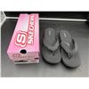 Image 2 : Sketchers Black Flip Flops Size 11