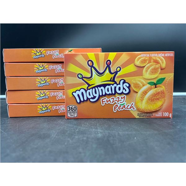 Maynards Fuzzy Peach Candy (6 x 100g)