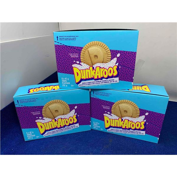 Dunkaroos Vanilla Cookies with Rainbow Sprinkles Frosting (3 x 6 x 42g)