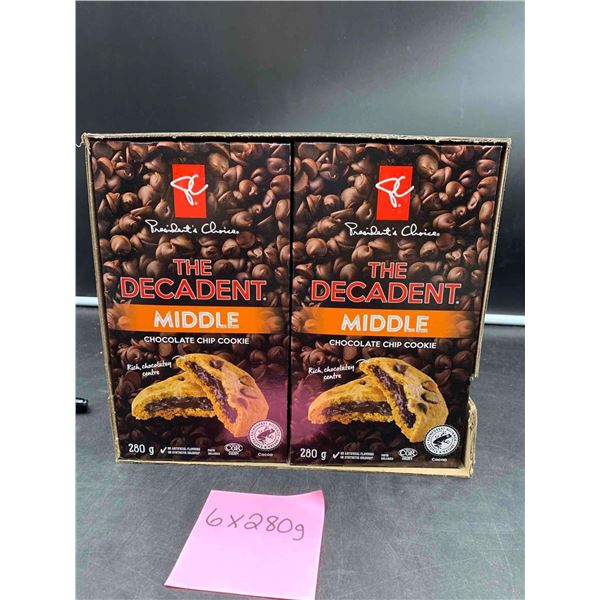 Presidents Choice Middle Chocolate Chip Cookies (6 x 280g)