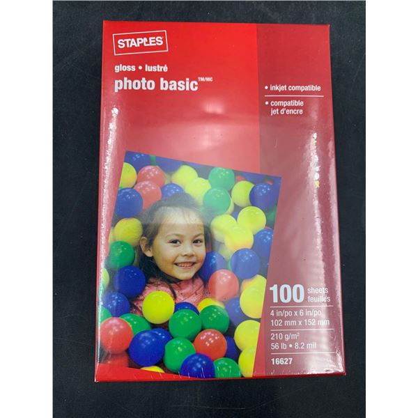 Staples Gloss Photo Basic Sheets (100ct)