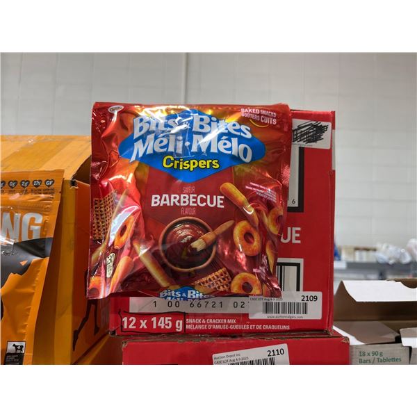 CASE LOT -Bits & Bites Crispers Barbecue 12 x 154g