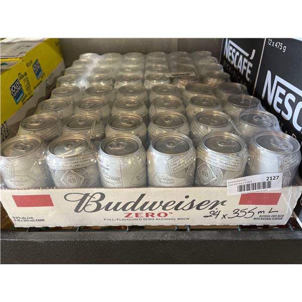 CASE LOT - Budweiser Zero Alcohol Beer 24 x 355ml