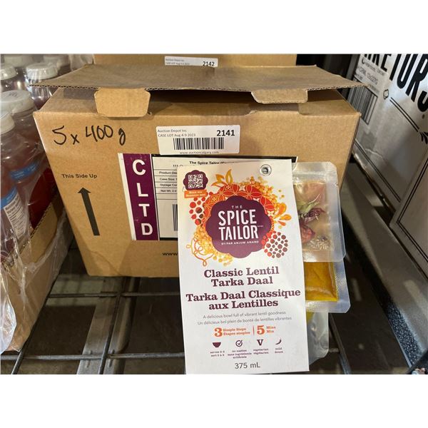 CASE LOT - CLTD Spice Tailor Classic Lentil Tarka Daal 5 x 400g