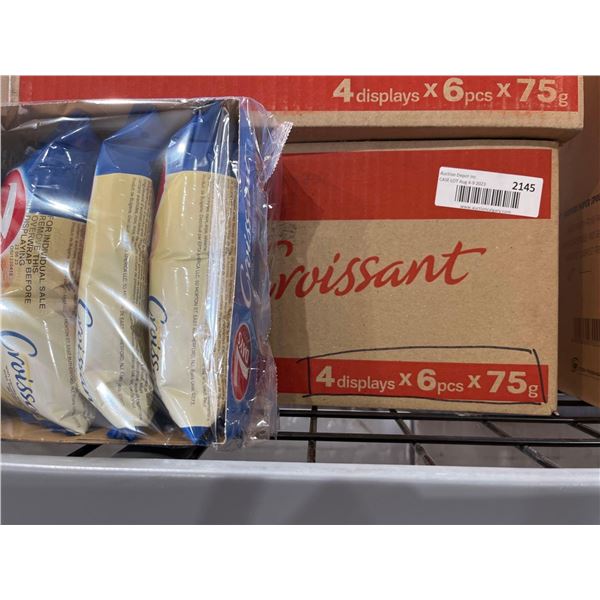 CASE LOT - 7 Day Croissant Vanilla Cream 4 boxes x 6pcs x 75g