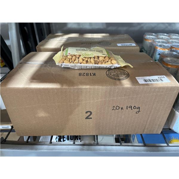 CASE LOT - Mighty Marked Roasted Salted Peanuts 20 x 190g