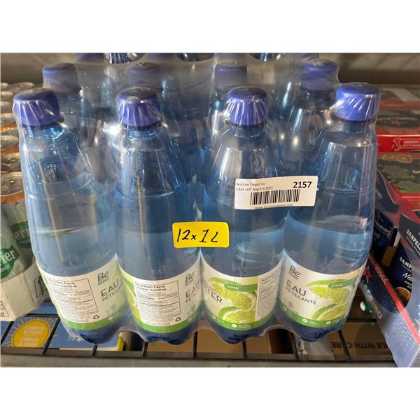 CASE LOT - Be Better Sparkling Water Lime  Flavor 12 x 1L