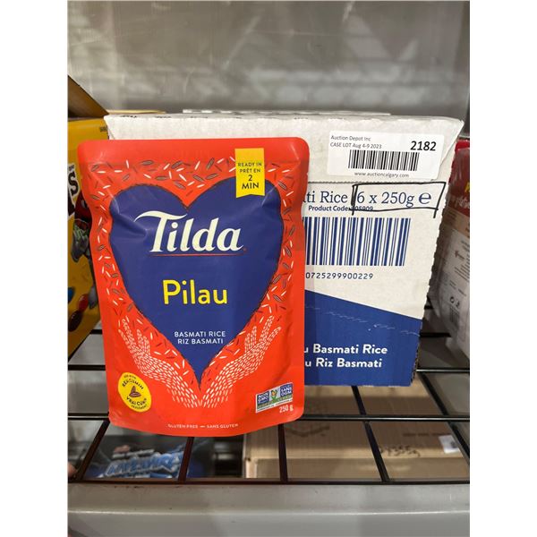 CASE LOT - Tilda Pilau Basmati Rice 6 x 250g