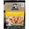 Image 2 : CASE LOT - Quaker Corn Squares Toasted Cereal 12 x 375g