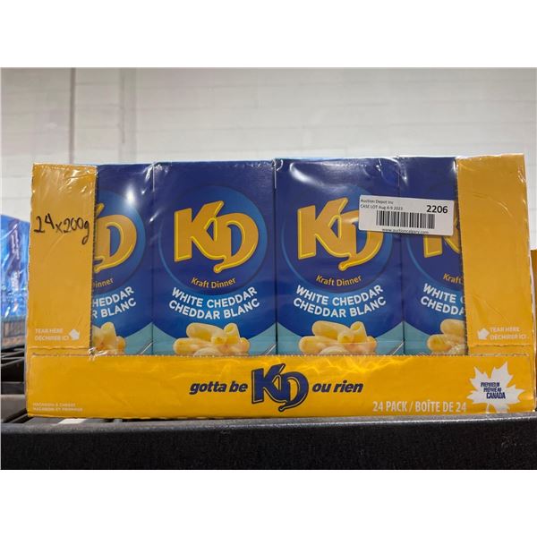 CASE LOT - Kraft Dinner White Cheddar Pasta 24 x 200g