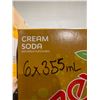 Image 2 : CASE LOT - Zevia Zero Calorie Soda Cream Soda 6 x 355ml