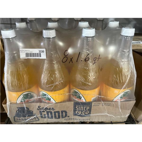 CASE LOT - Jarritos Mango Soda 8 x 1.5L