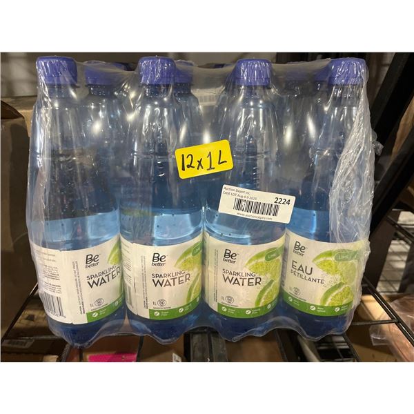 CASE LOT - Be Better Sparkling Water Lime 12 x 1L