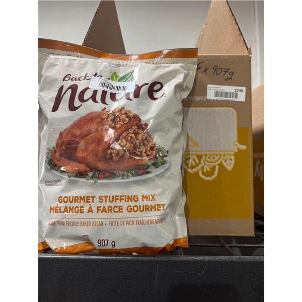 CASE LOT - Back to Nature Gourmet Stuffing Mix 6 x 907g