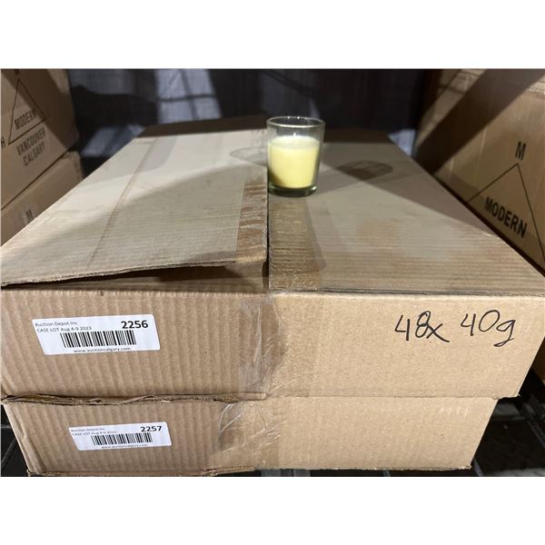 CASE LOT - Shot Glass Votive Candles 48 x 40g