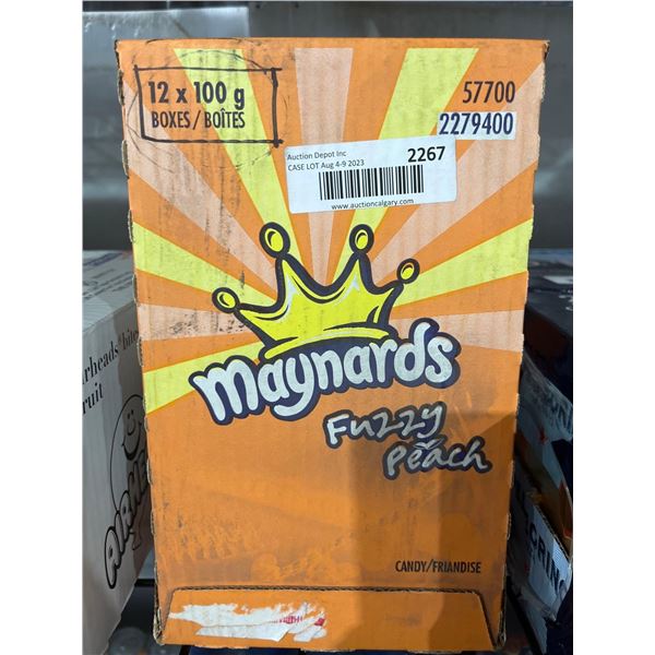CASE LOT - Maynard fuzzy peach 12 x 100g