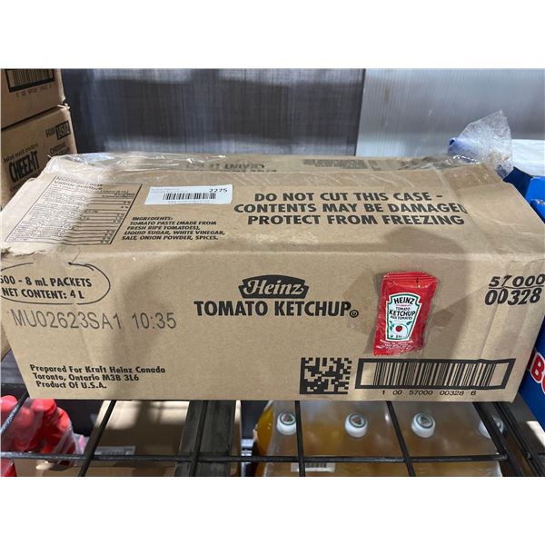 CASE LOT -Heinz Tomato Ketchup 500x8ml