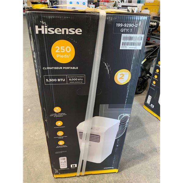 HiSense Portable Air Conditioner 5500 BTU 250 Sq/ft
