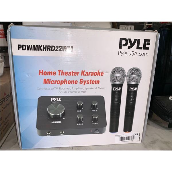 Pyle Home Theater Karaoke Microphone System