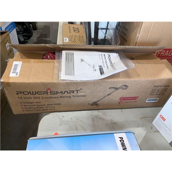 PowerSmart 12" 20V Cordless String Trimmer