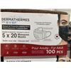 Image 2 : Case lot of Dermathermes Black Surgical masks 1800 units