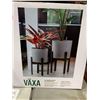 Image 1 : Vaxa Set of self watering Planters with bamboo stands