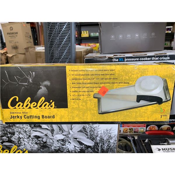 Cabelas Jerky Cutting Board