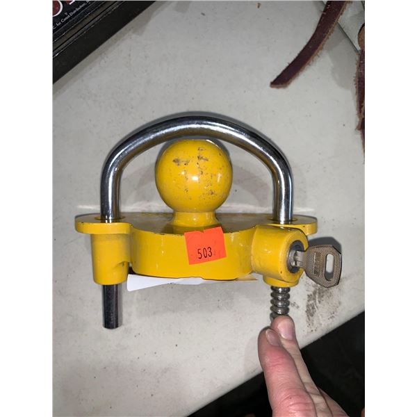 Trailer Hitch Lock with Key