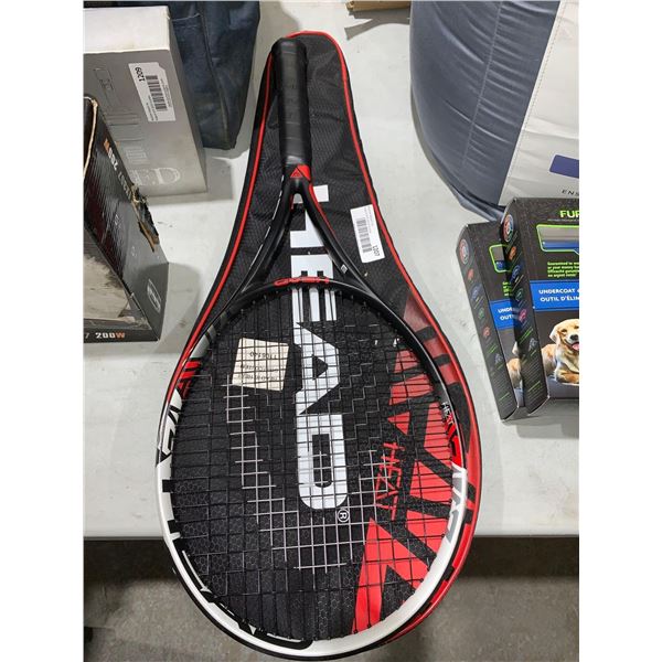 Head tennis racket with case