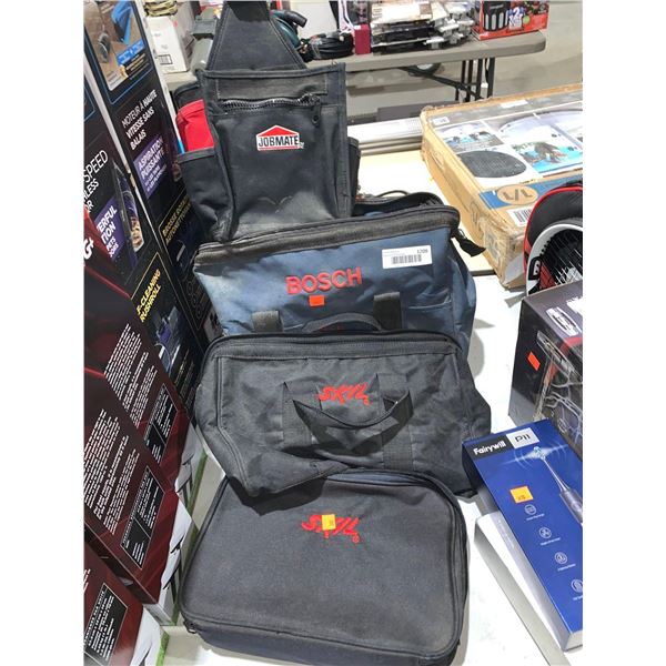 Lot of assorted tool bags (4)