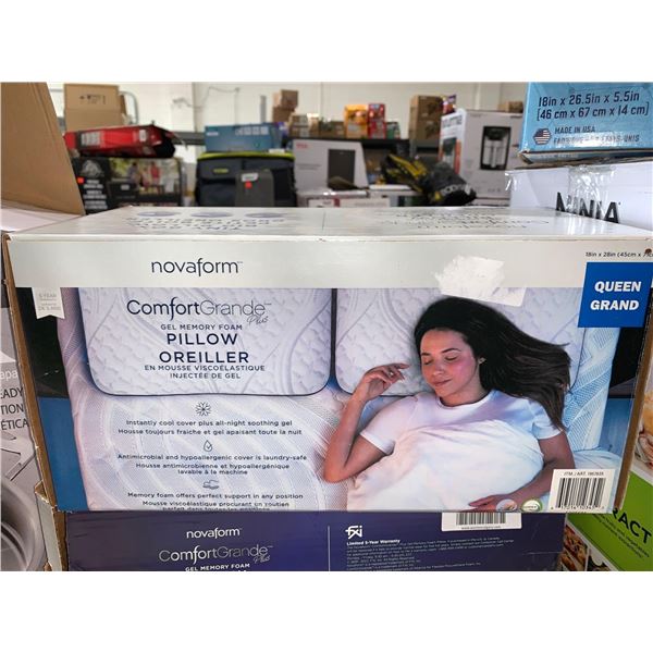Novaform comfort grange queen size memory foam pillow