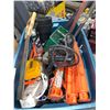 Image 4 : Rubbermaid Tote of assorted tools