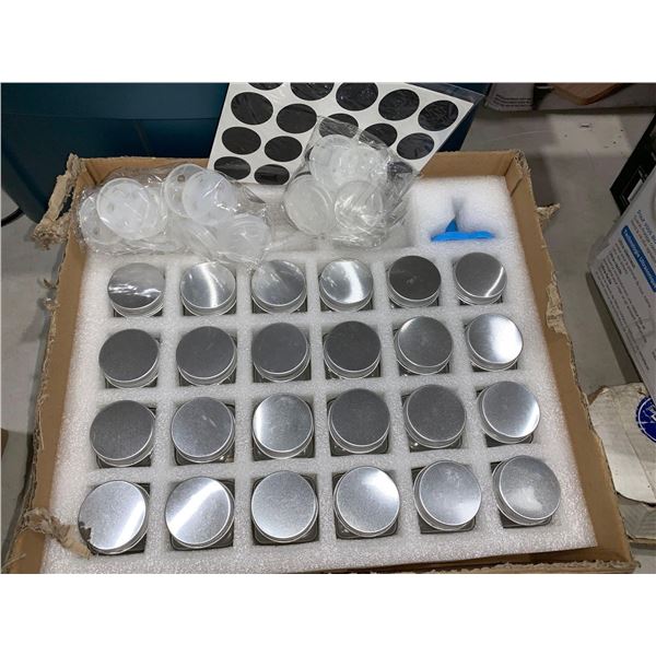 NEW 24 piece spice container set
