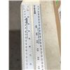 Image 2 : Lot of 2 aluminum meter sticks