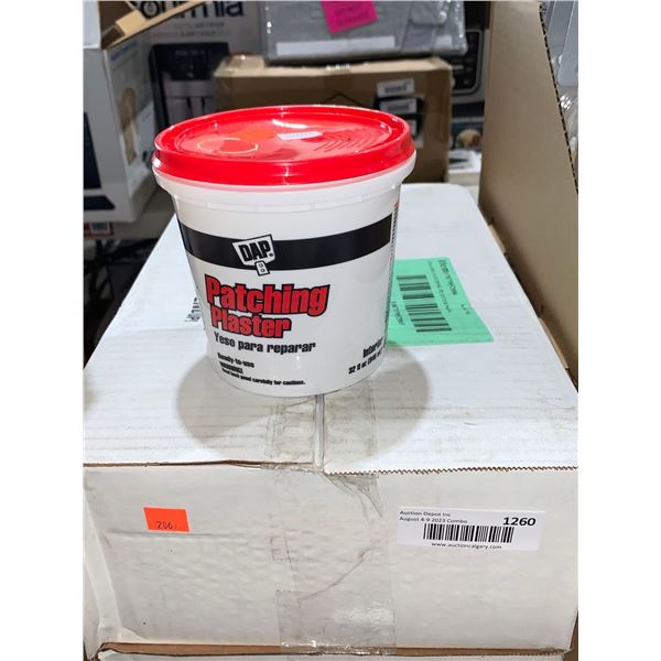 Case lot of DAP patching plaster 6 x 946ml