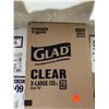 Image 2 : Glad Clear XL garbage Bags Case lot of 8