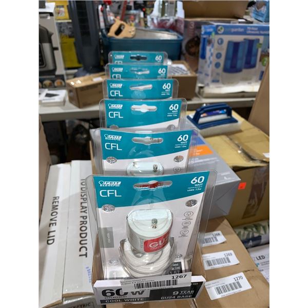 Case lot of GU24 , 60W Bulbs