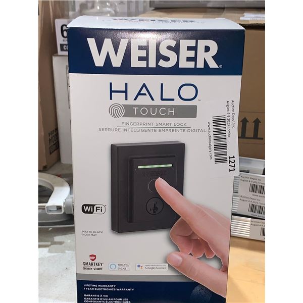 NEW Weiser Halo Touch fingerprint smart lock