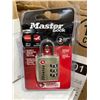 Image 2 : Master lock Travel Sentry Combo Locks Case lot of 6